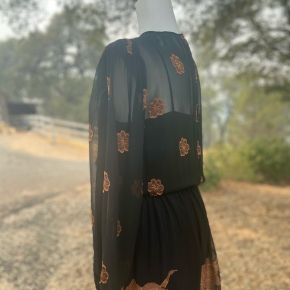 Vintage | Handmade Floral Chiffon Boho Dream Dress - Picture 10 of 16